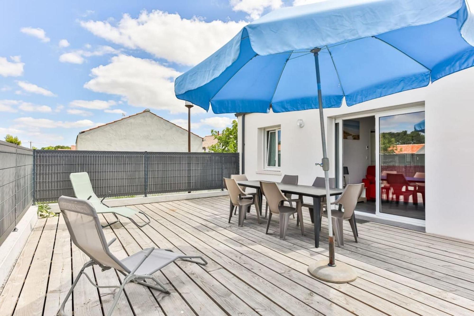 Belle maison pour 6 proche centre de Beauvoir mer Extérieur photo